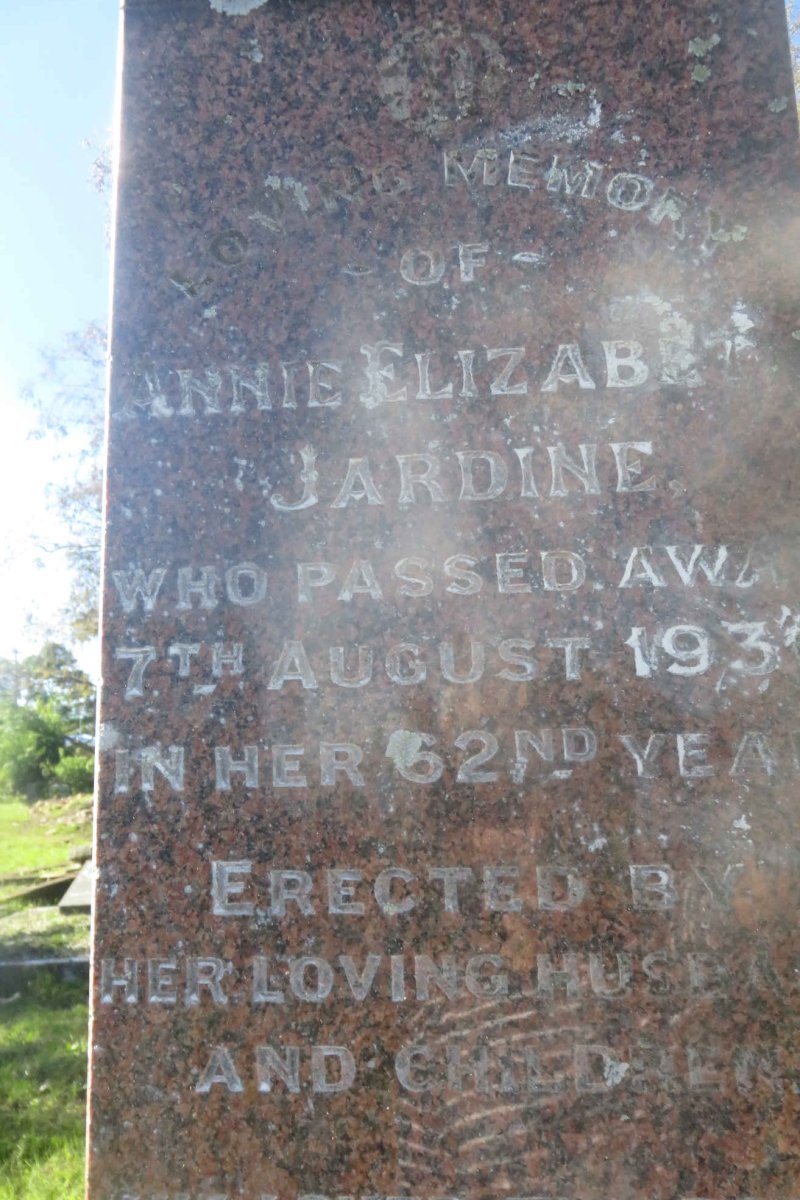 JARDINE Edward John Henry -1938 &amp; Annie Elizabeth -1930 _2