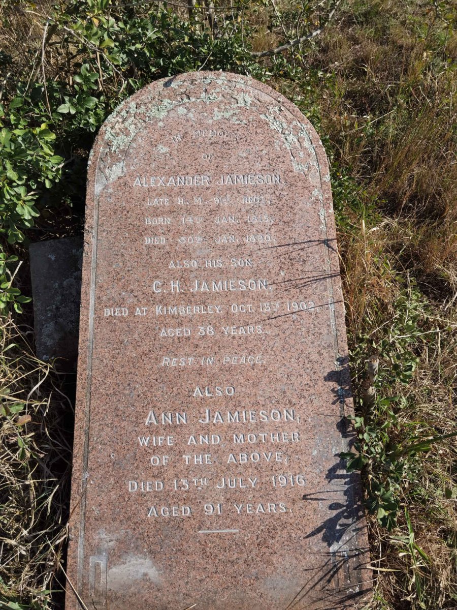 JAMIESON Alexander 1813-1890 & Ann -1916 :: JAMIESON C.H. -1902
