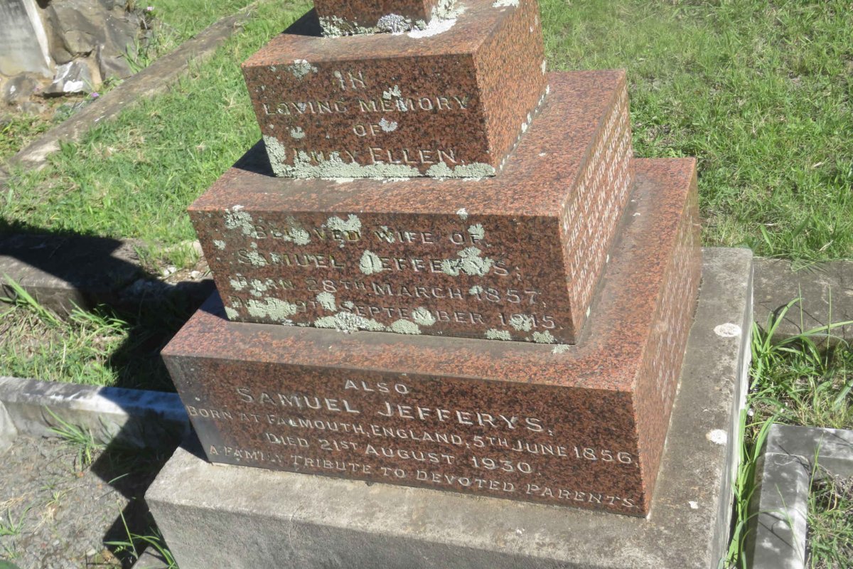 JEFFERYS Samuel 1856-1930 &amp; Lucy Ellen 1857-1915