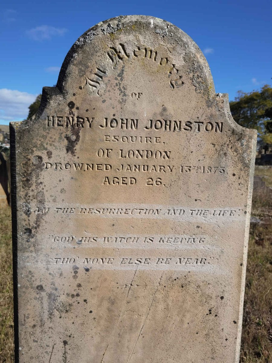 JOHNSTON Henry John -1873