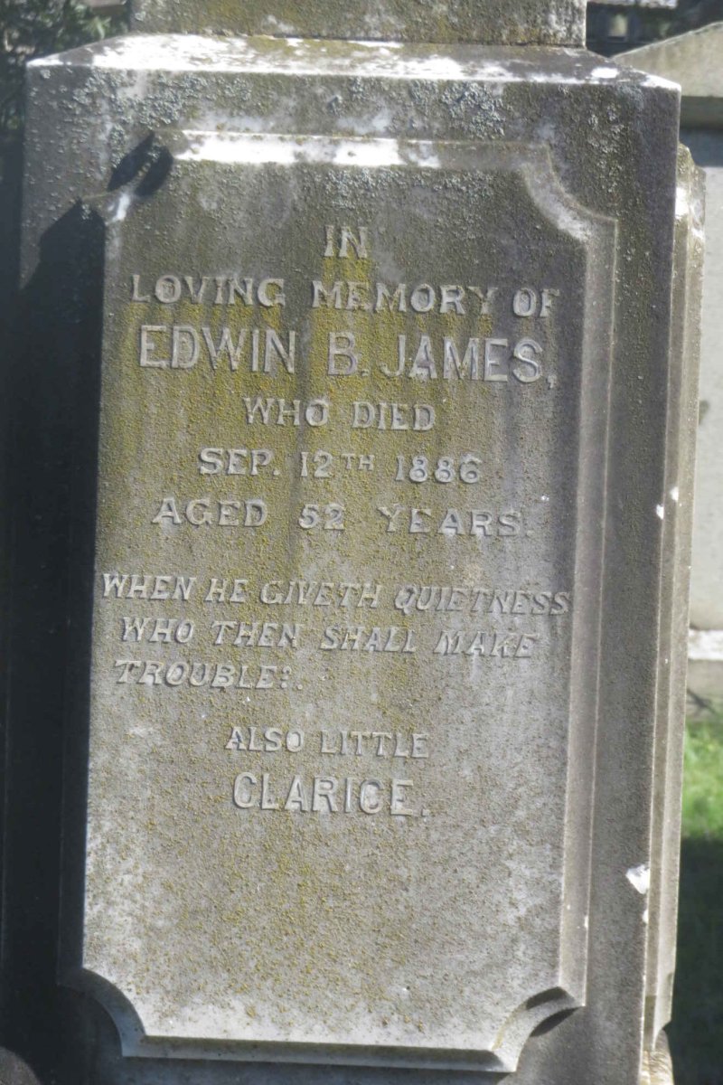JAMES Edwin B. -1886 :: JAMES Clarice
