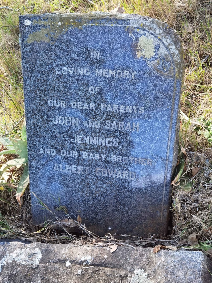 JENNINGS John & Sarah :: JENNINGS Albert Edward