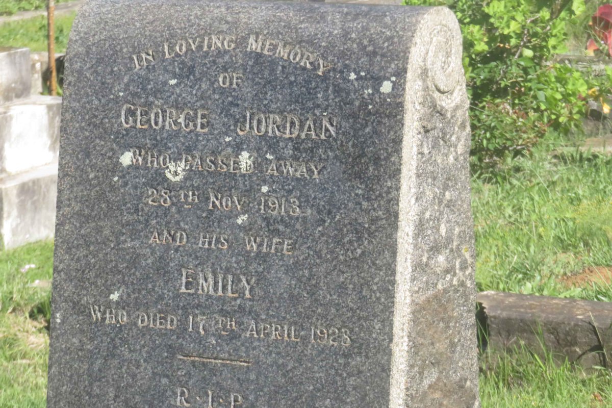 JORDAN George -1913 &amp; Emily -1923