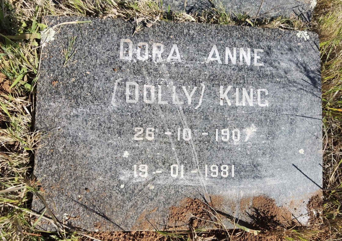 KING Dora Anne 1907-1981