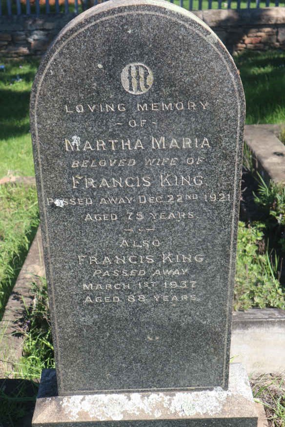 KING Francis -1937 &amp; Martha Maria -1921