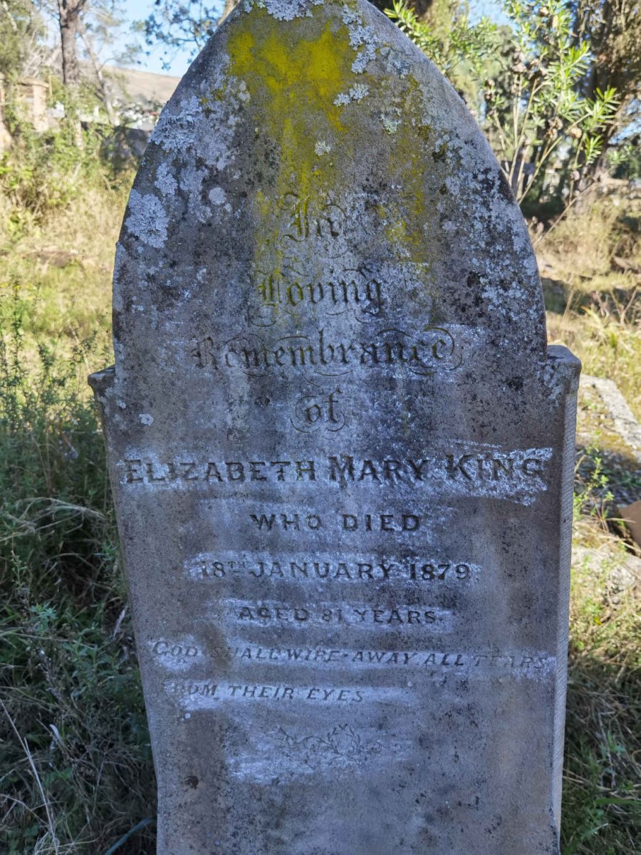 KING Elizabeth Mary -1879