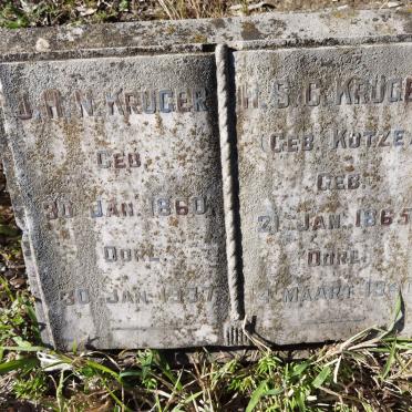 KRUGER J.H.N. 1860-1937 &amp; H.S.C. KOTZE 1865-1940