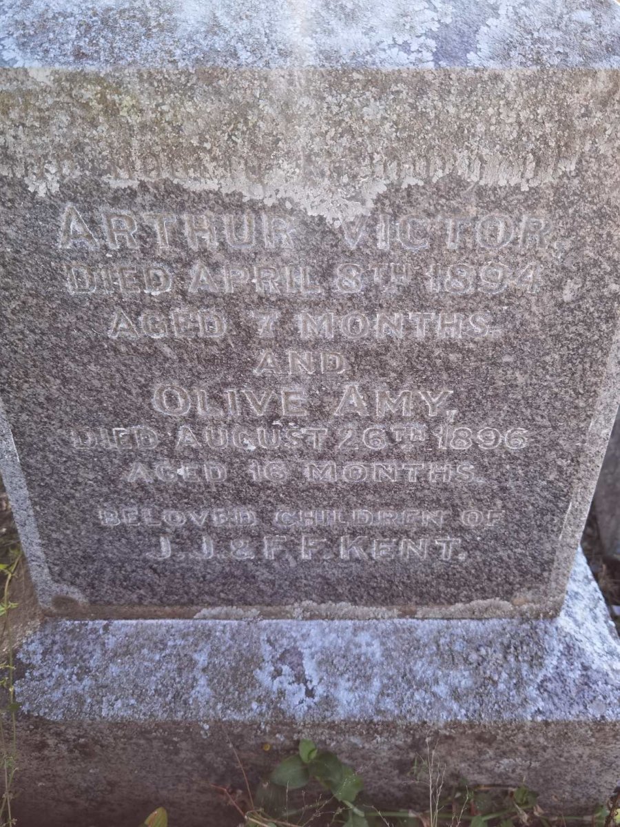 KENT Arthur Victor -1894 :: KENT Olive Amy -1896