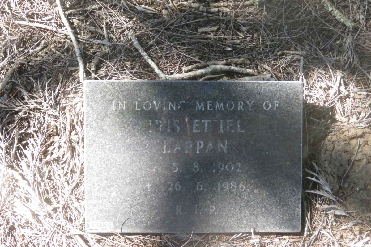 LAPPAN Iris Ethel 1902-1986