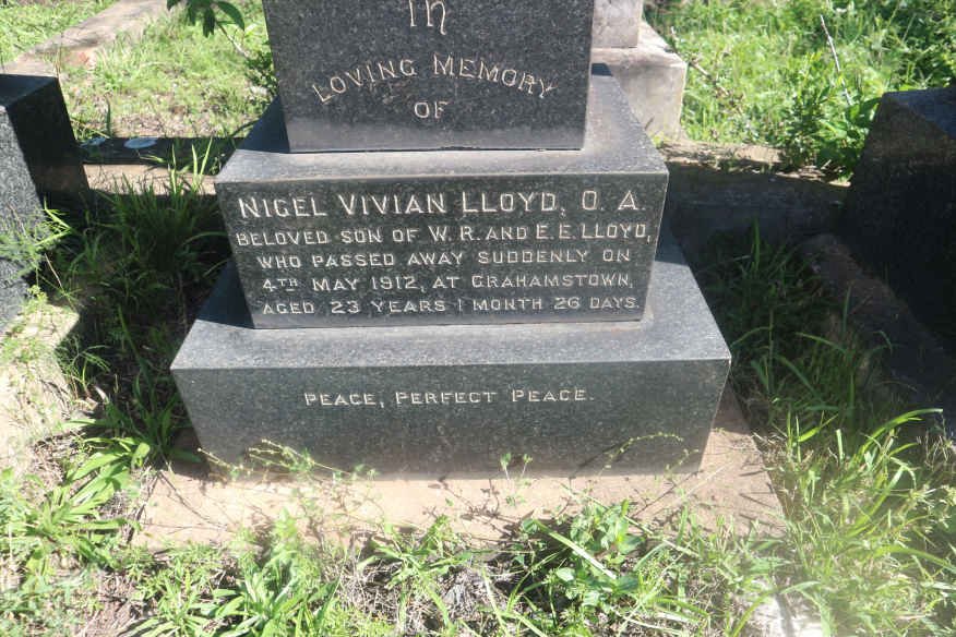 LLOYD Nigel Vivian -1912