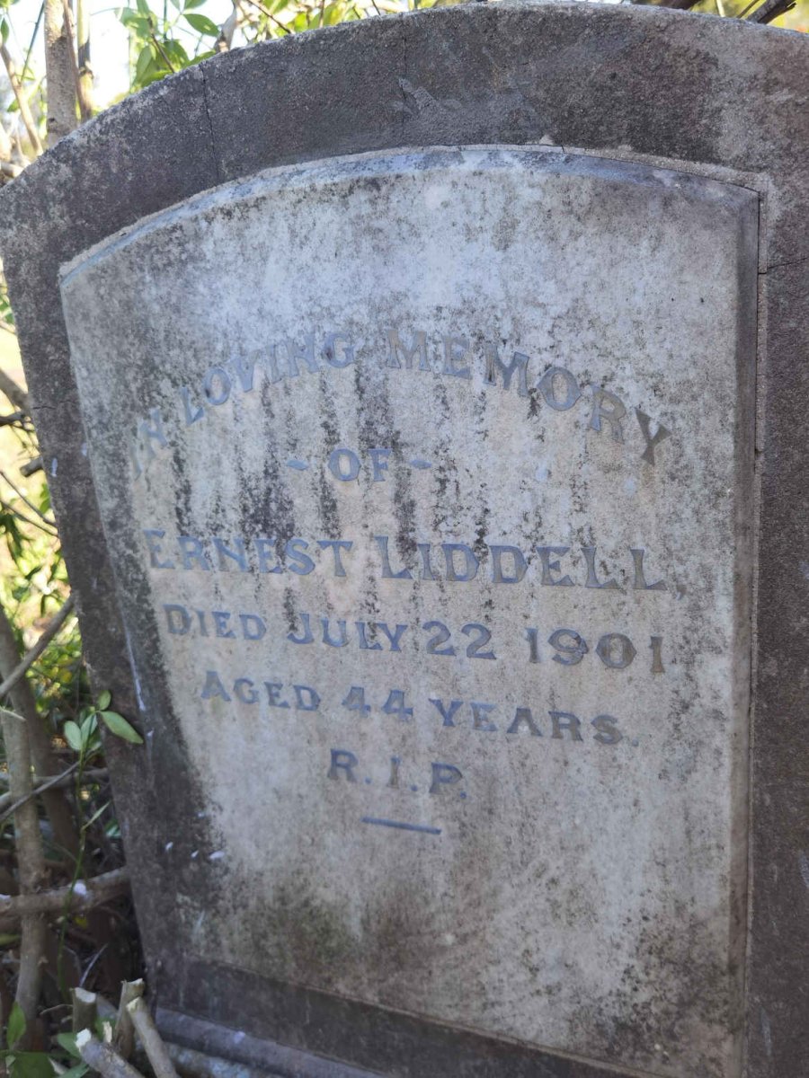 LIDDELL Ernest -1901