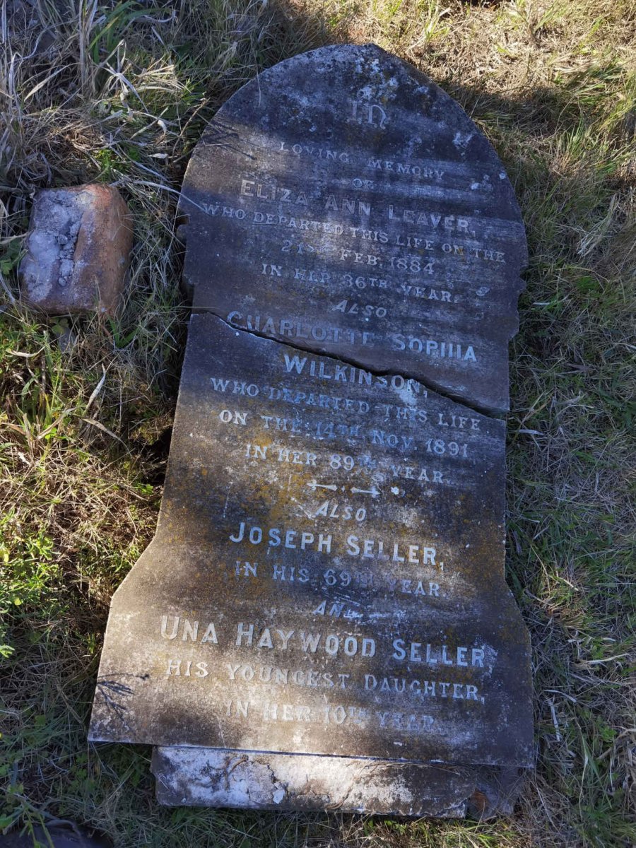 LEAVER Eliza Ann -1884 :: WILKINSON Charlotte Sophia -1891 :: SELLER Joseph :: SELLER Una Haywood