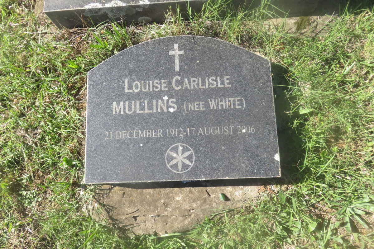 MULLINS Louise Carlisle nee WHITE 1912-2006