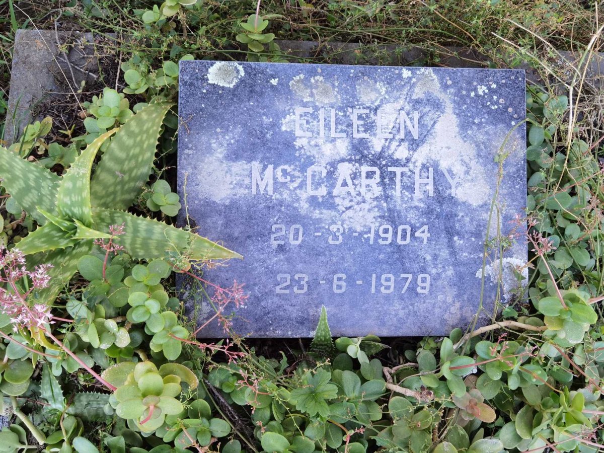 McCARTHY Eileen 1904-1979
