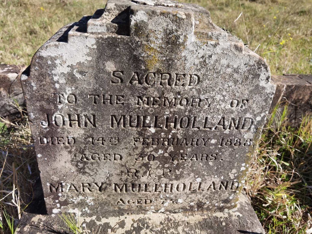 MULLHOLLAND John -1888 :: MULLHOLLAND Mary