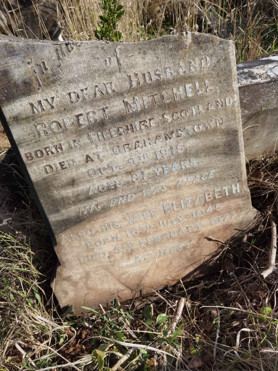MITCHELL Robert -1915 &amp; Elizabeth 1845-1922