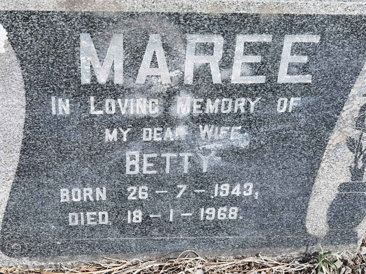 MAREE Betty 1943-1968