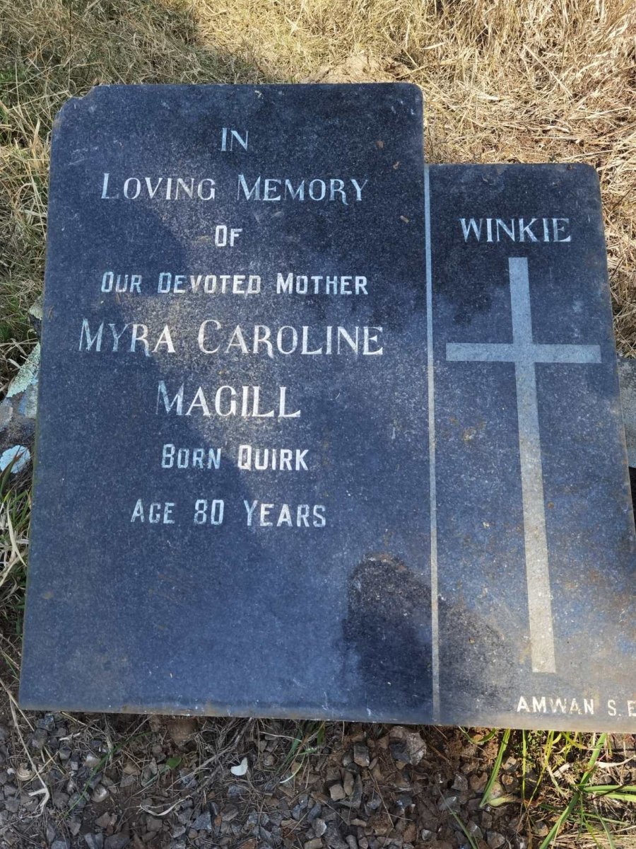 MAGILL Myra Caroline nee QUIRK