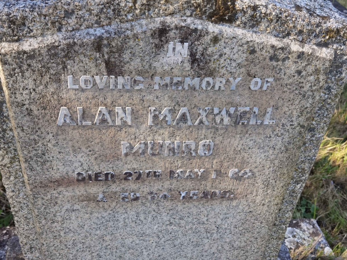 MUNRO Alan Maxwell -1964