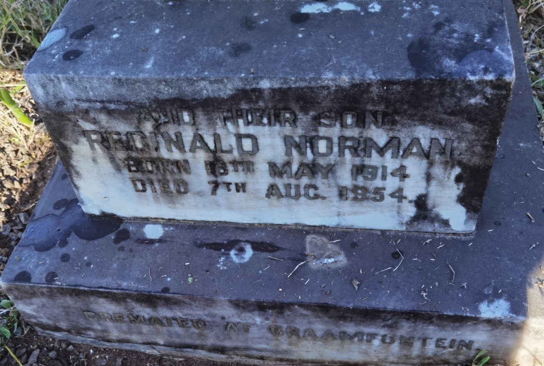 MULLINS Reginald Norman 1914-1954