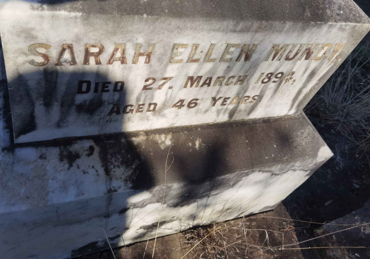 MUNDY Sarah Ellen -1894