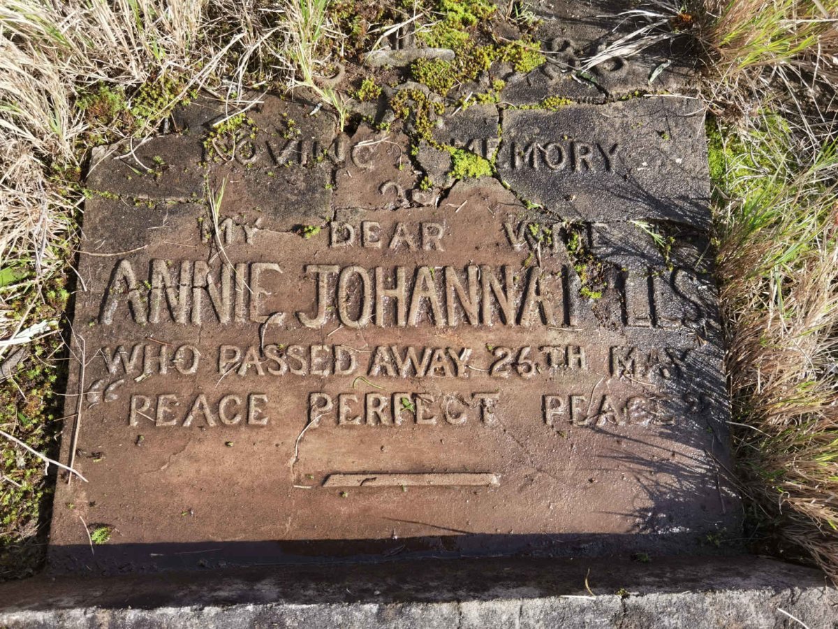 MILLS Annie Johanna 1898-1936