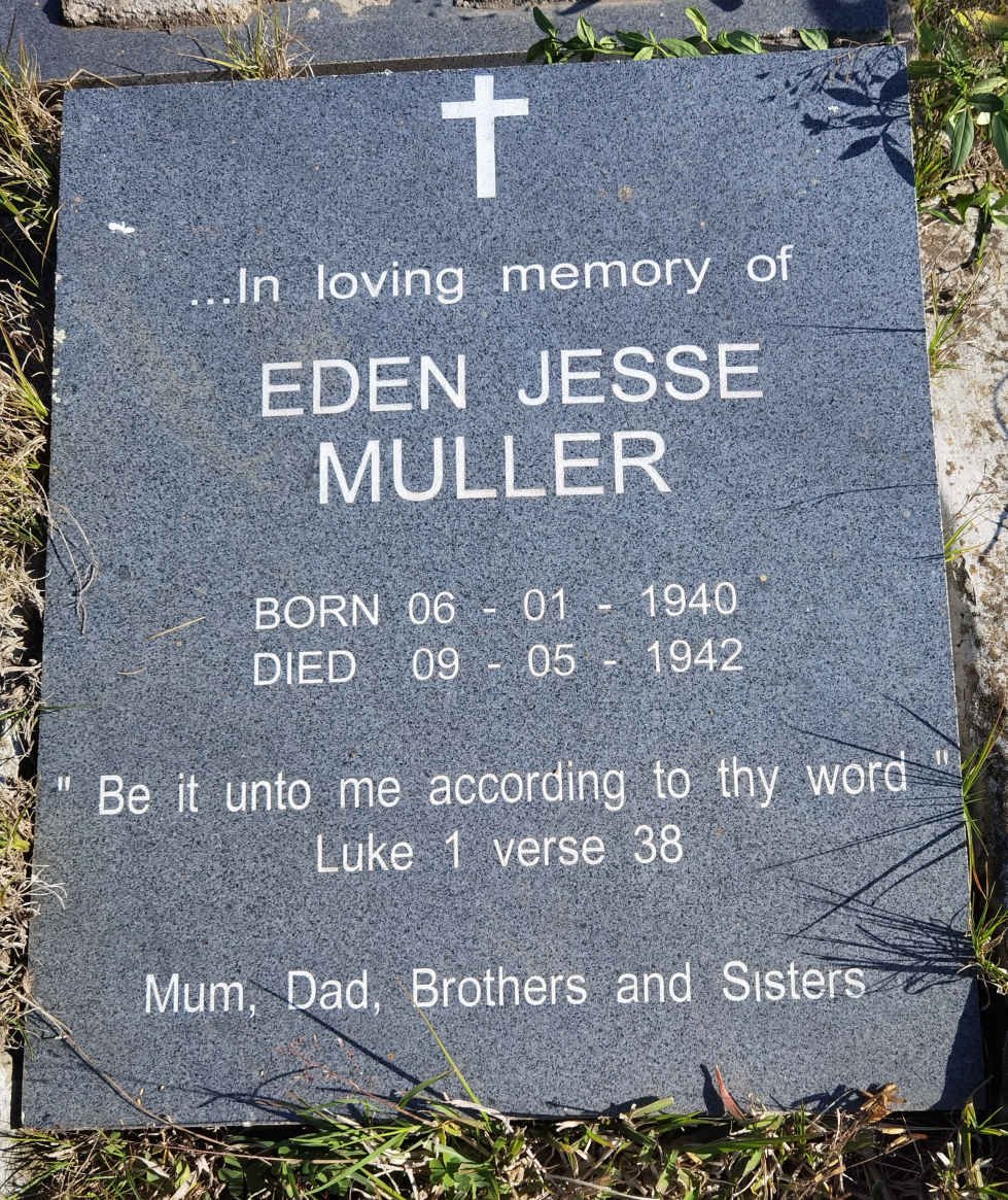 MULLER Eden Jesse 1940-1942