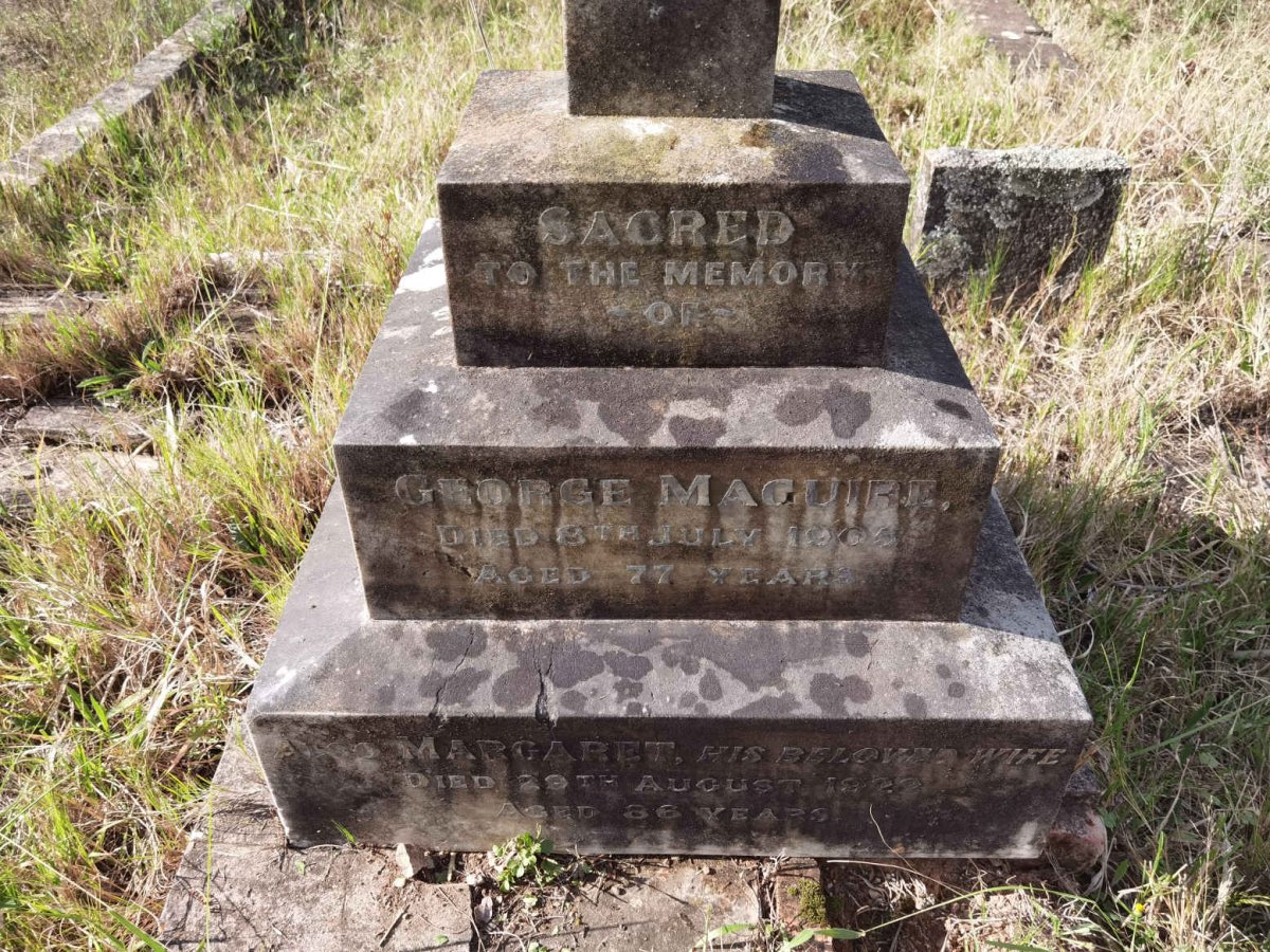 MAGUIRE George -1905 &amp; Margaret -1922