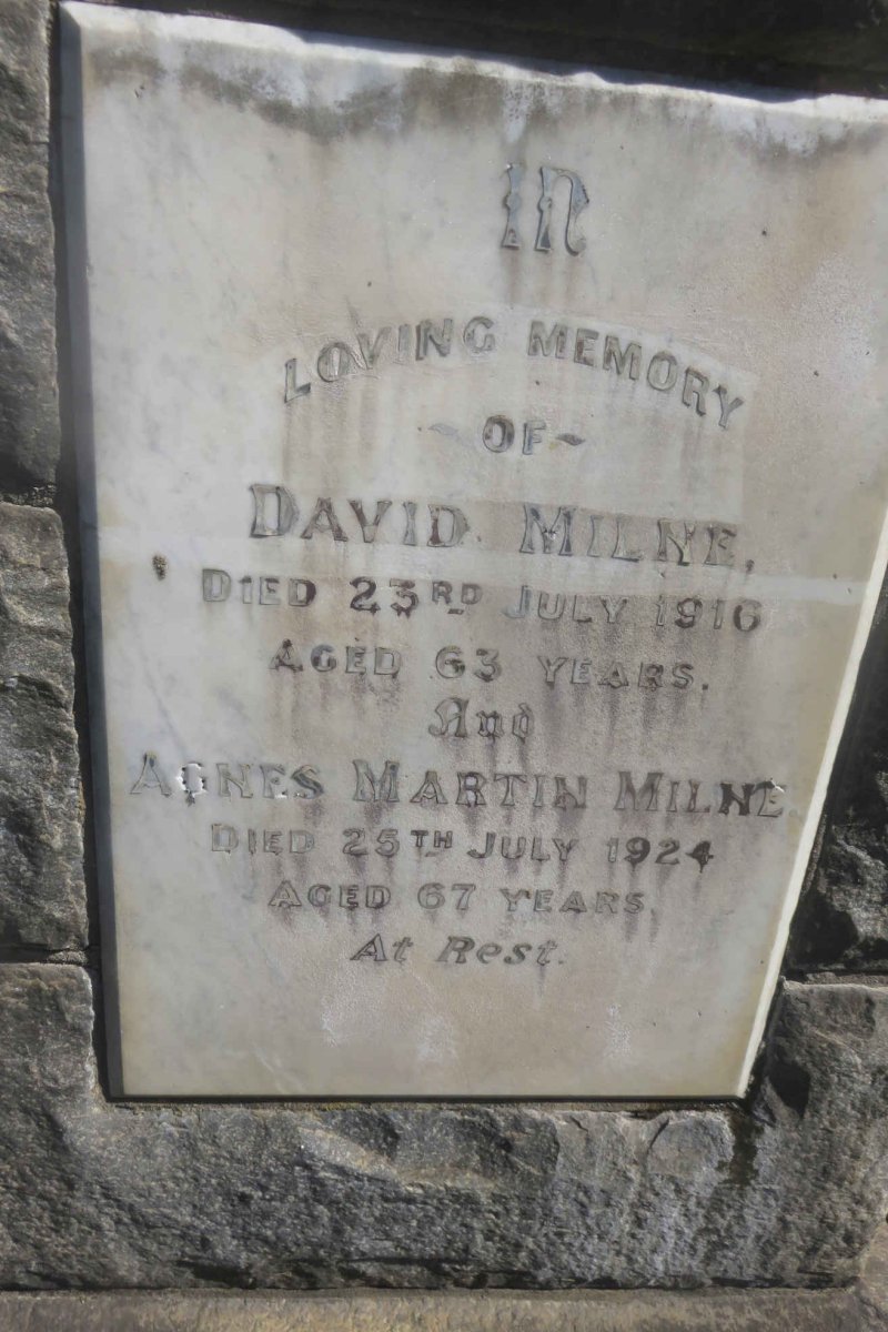 MILNE David -1916 &amp; Agnes Martin -1924