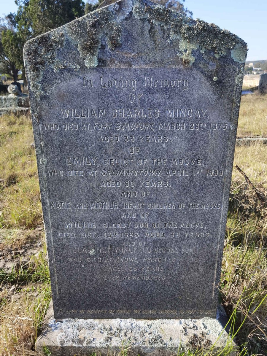 MINGAY William Charles -1875 & Emily -1898 :: MINGAY Katie :: MINGAY Arthur :: MINGAY Willie -1898 :: MINGAY Clarence Wingfield -1881