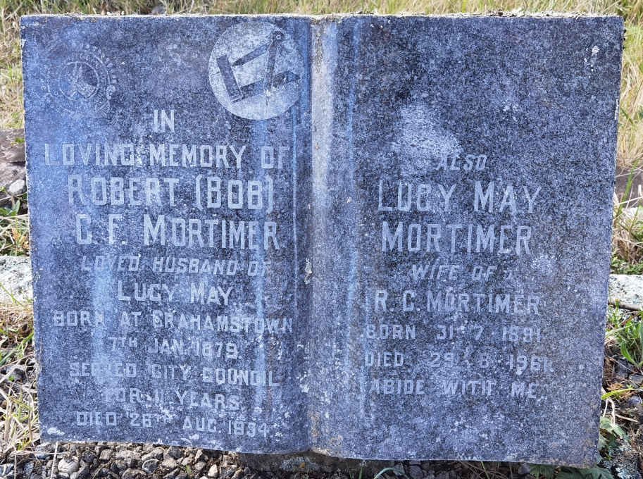 MORTIMER Robert C.F. 1879-1934 &amp; Lucy May 1881-1961
