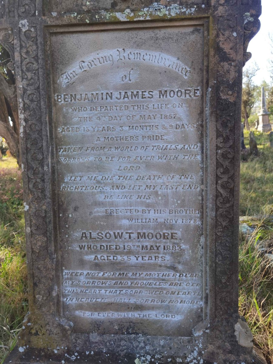 MOORE Benjamin James -1857 :: MOORE W.T. -1883