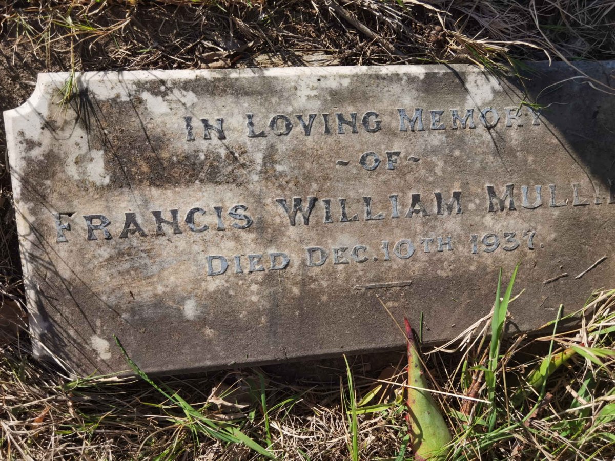 MULLINS Francis William -1937