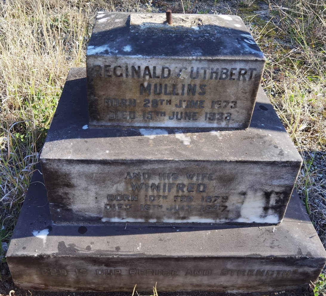 MULLINS Reginald Cuthbert 1873-1938 &amp; Winifred 1879-1947