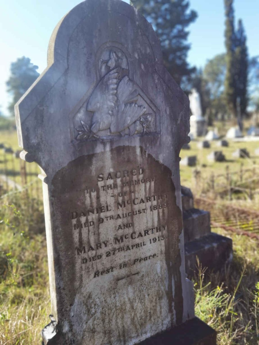 McCARTHY Daniel -1889 &amp; Mary -1913