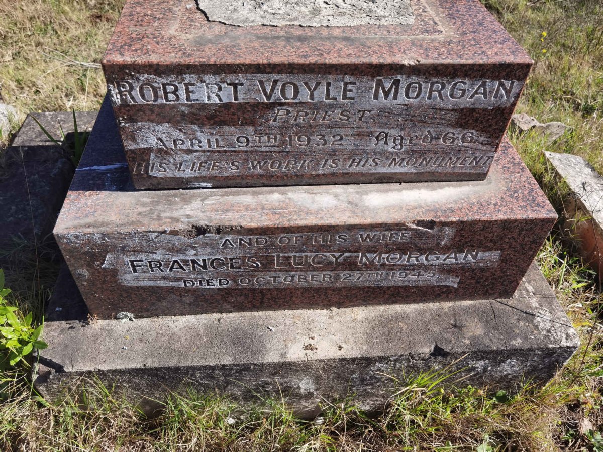 MORGAN Robert Voyle -1932 &amp; Frances Lucy -1945