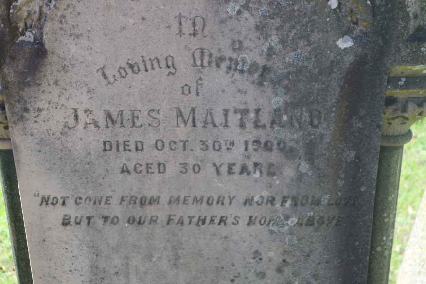 MAITLAND James -1900