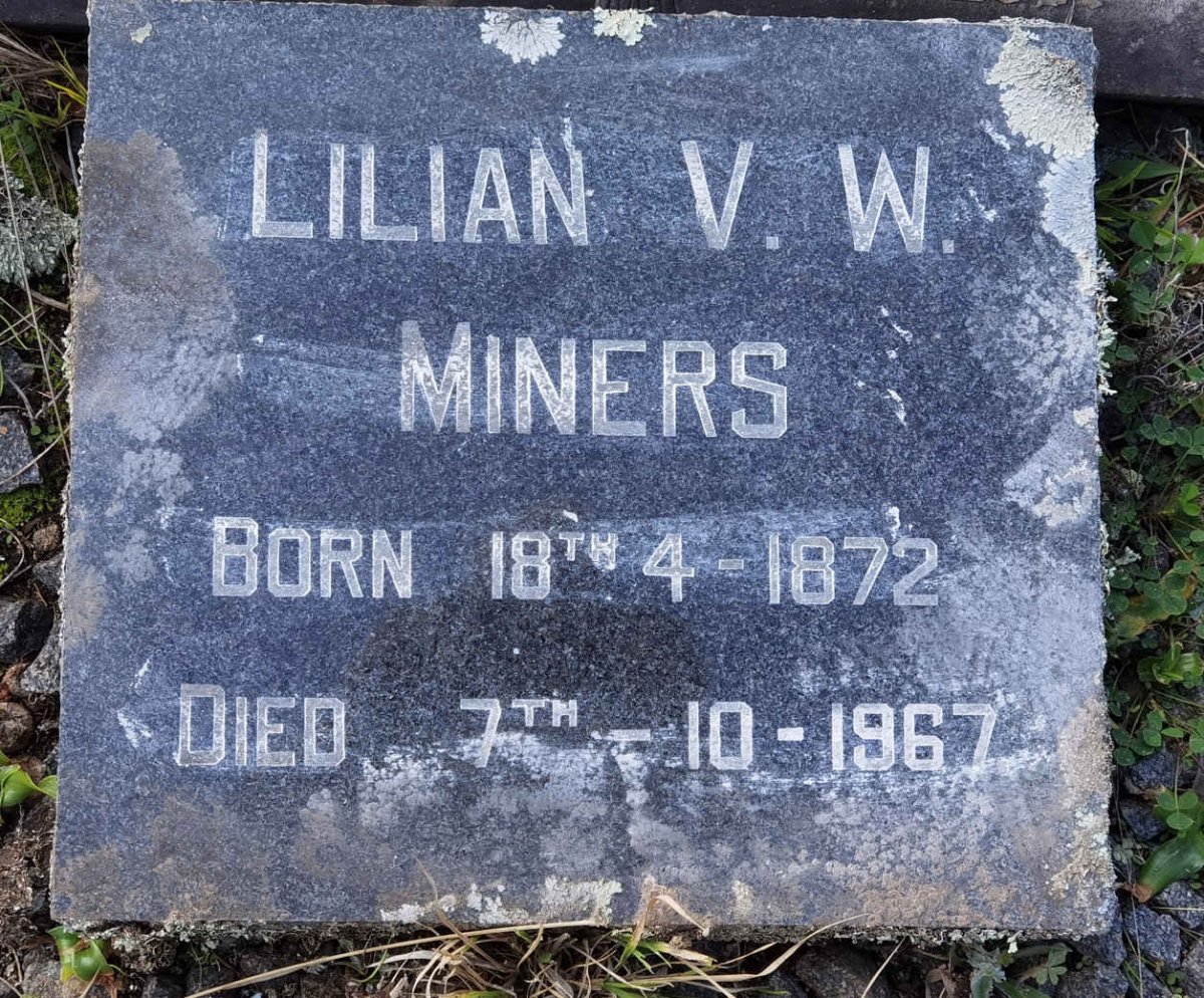 MINERS Lilian V.W. 1872-1967