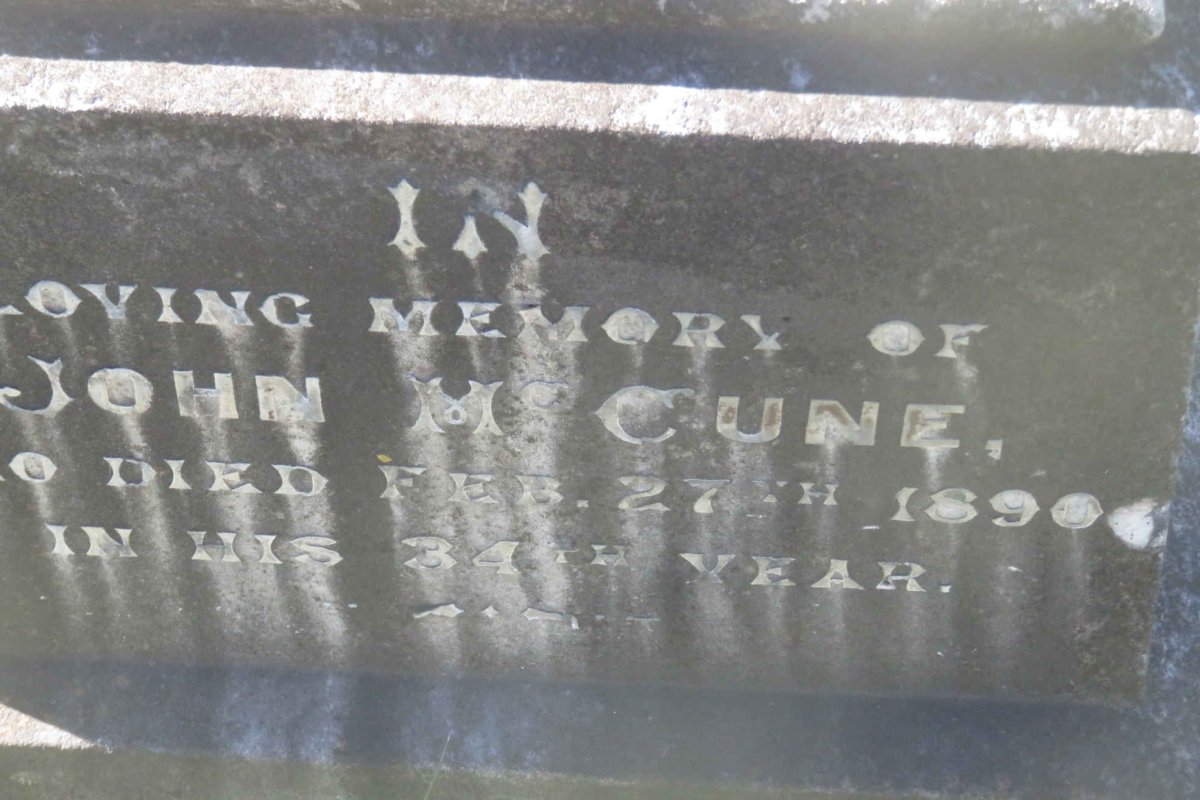 McCUNE John -1890