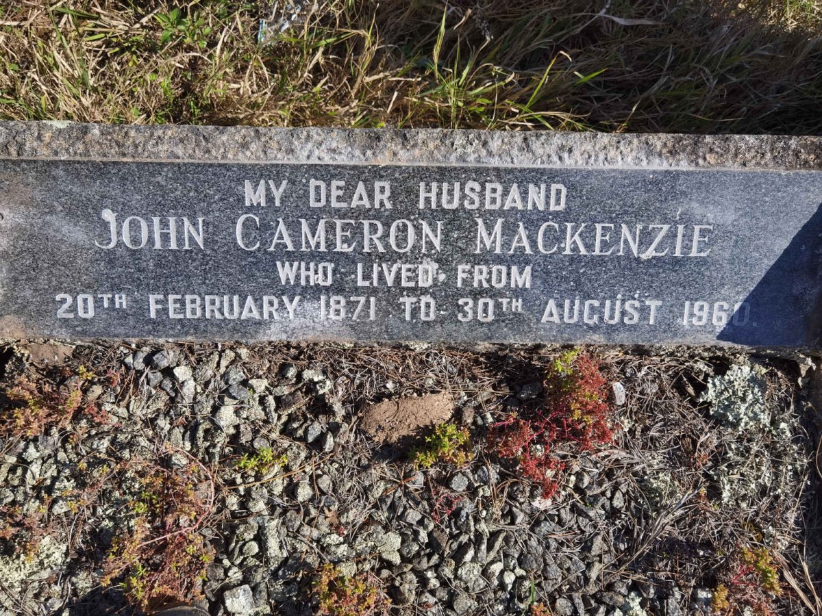 MACKENZIE John Cameron 1871-1960