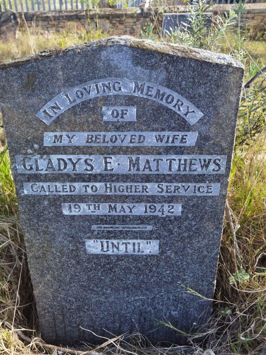 MATTHEWS Gladys E. -1942