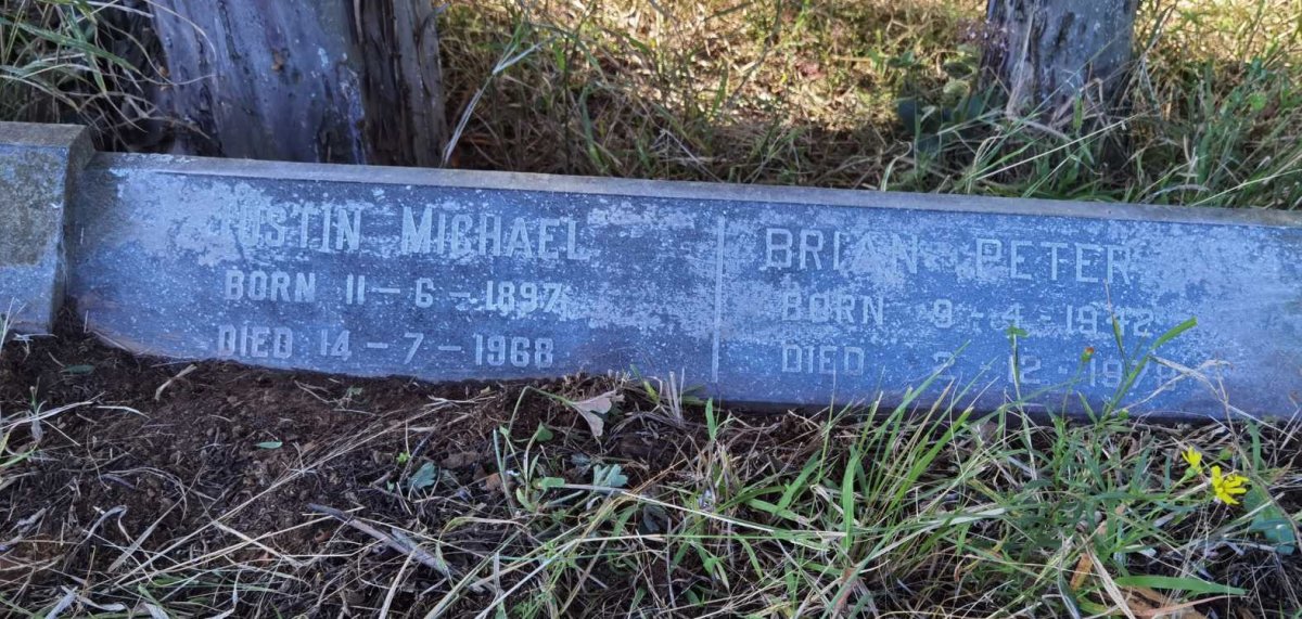 McCARTHY Justin Michael 1897-1968 :: McCARTHY Brian Peter 1942-1978