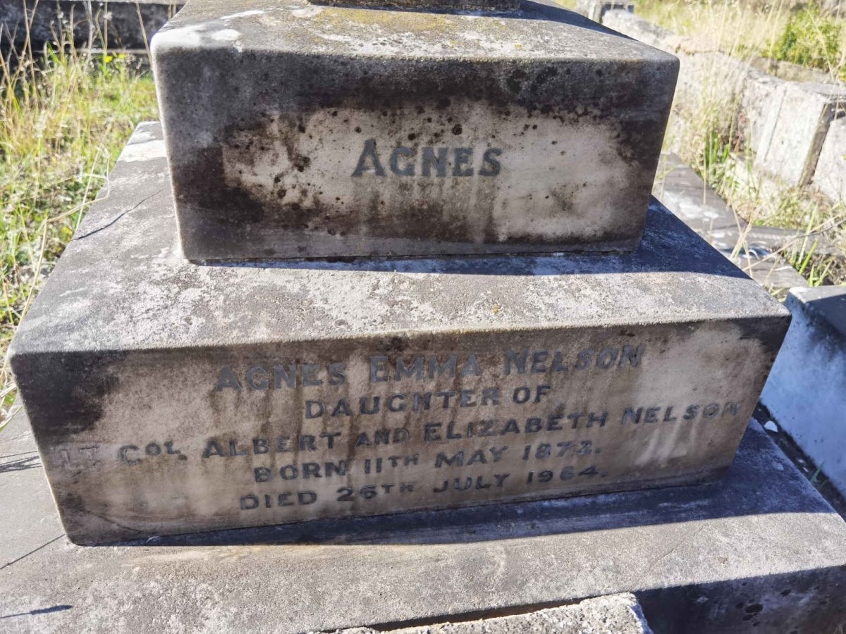 NELSON Agnes Emma 1872-1964