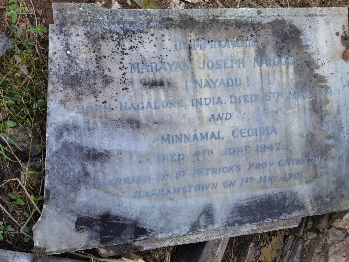 NAIDOO Marayan Joseph -194? & Minnamal Cecilia -1942