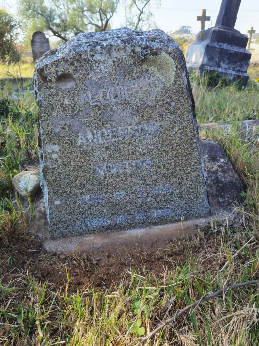 NORTON Louie Anderson 1897-1974