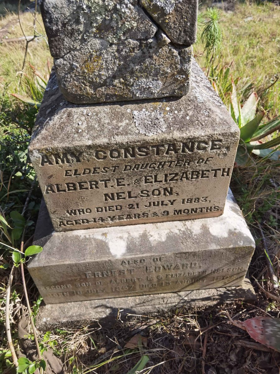 NELSON Amy Constance -1883 :: NELSON Ernest Edward 1867-1904