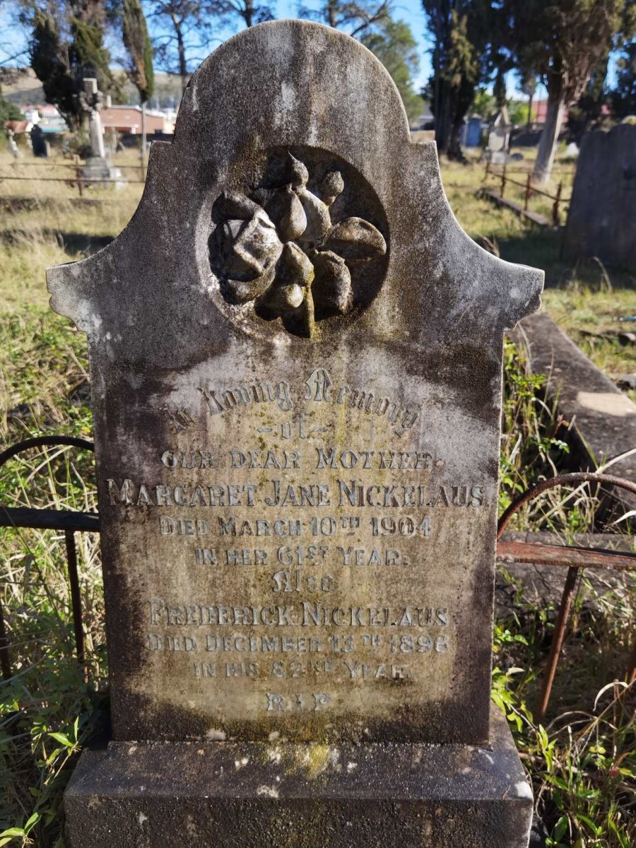 NICKELAUS Frederick -1896 :: NICKELAUS Margaret Jane -1904