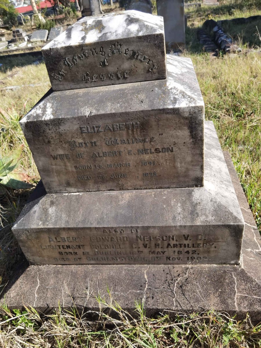 NELSON Albert Edward 1842-1902 &amp; Elizabeth 1841-1895