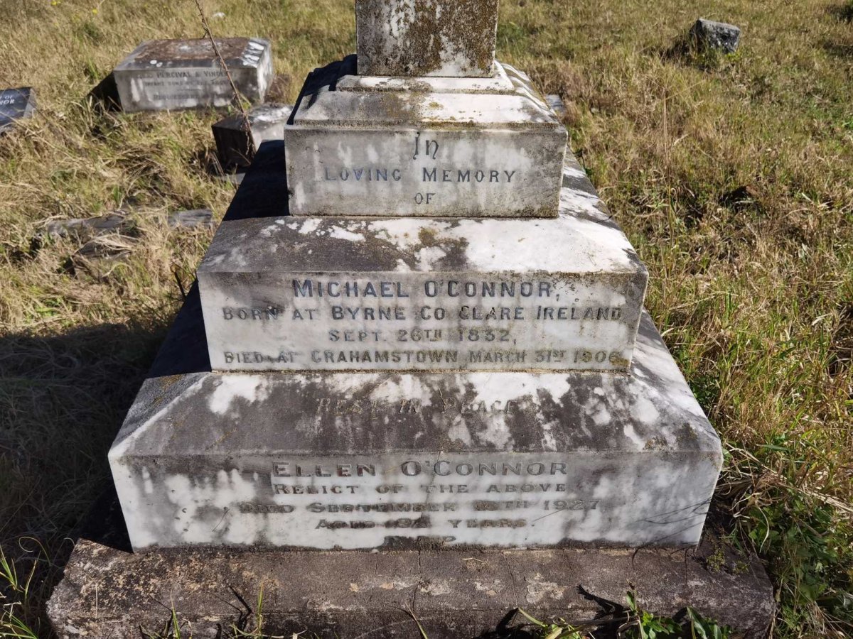 O’CONNOR Michael 1832-1906 &amp; Ellen -1927