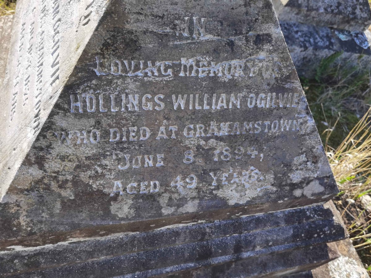 OGILVIE Hollings William -1894